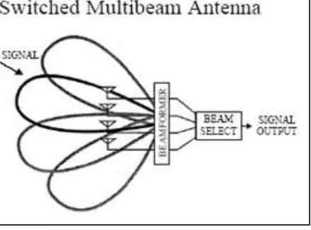 Fig.2: Adaptive Antenna Array 