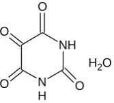 Figure 1. The structure of alloxan 