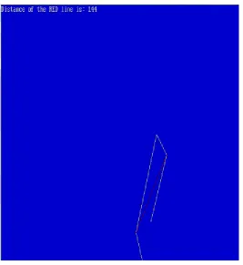 Fig 7.5 Generating the graphical image of four bar mechanism 