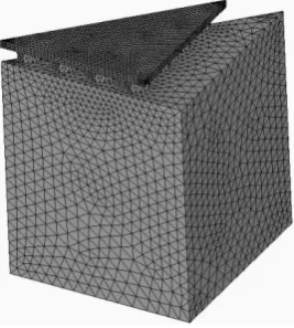 Figure 1. Three dimensional model of infrared focal plane arrays. 