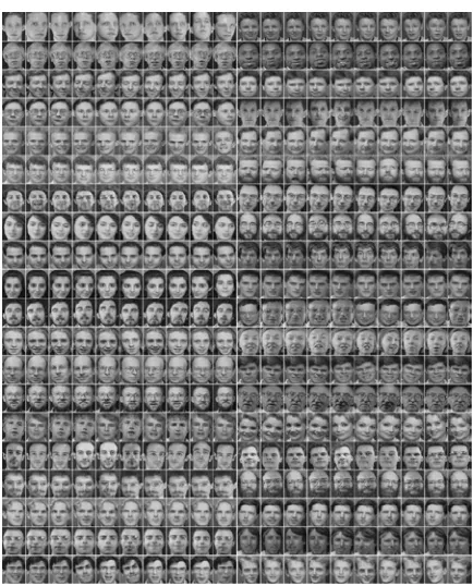 Fig. 1. The ORL Face Database. 