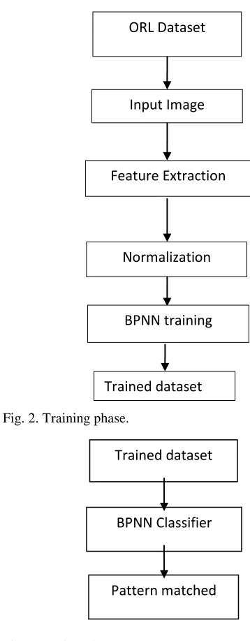 Fig. 2. Training phase. 