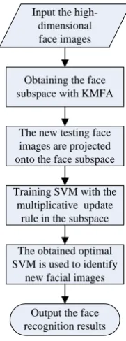 Figure 1.  The proposed face recognition algorithm. 