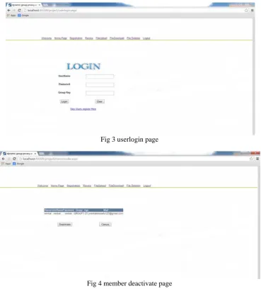 Fig 4 member deactivate page 