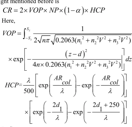 Table 1, by the formula (24) we can calculate that the According to the probability of each event shown in failure probability of the ground collision avoidance system is p=p(S)=3.48×10-3，it can be served as α, that is α=3.48×10-3