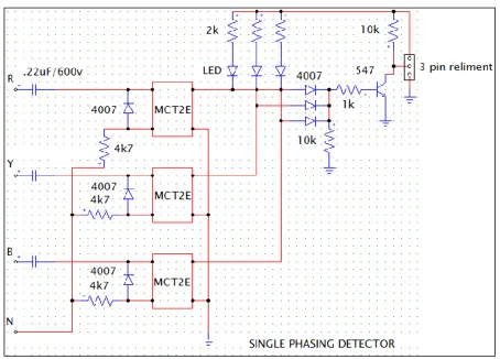 Fig. 4: Single phasing Detector 