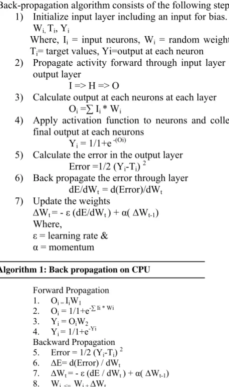 Table 1: Focus on training time from previous work 