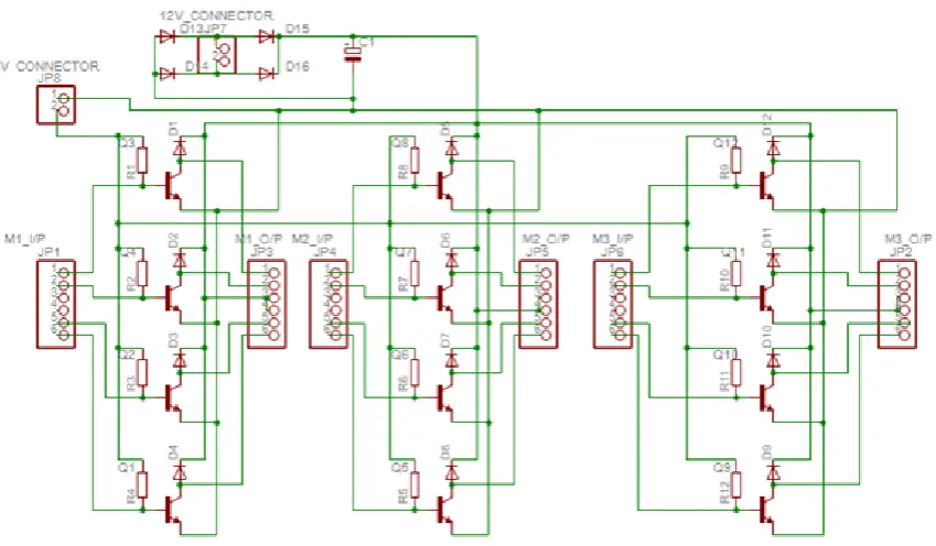 Figure 7 AVR development board with ATMEGA 32 Controller  