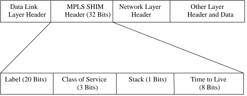 Fig 3: Mpls label format   