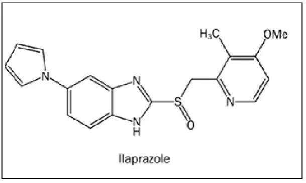 Figure 1  Chemical structure of Ilaprazole 