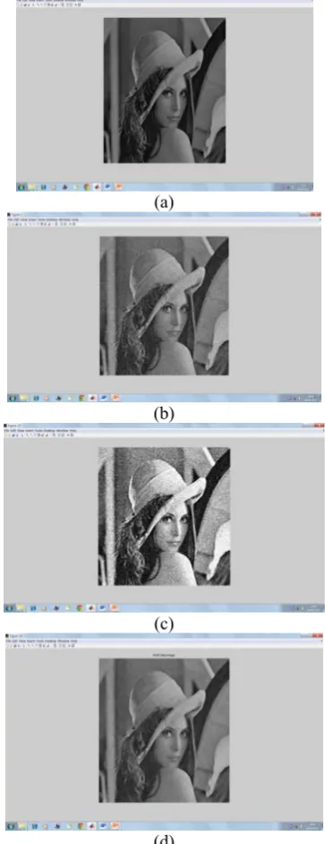 Figure 3. Display of the NL-means weight distribution used to estimate the central pixel of every image
