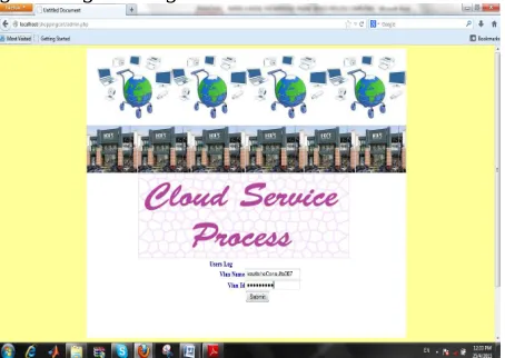 Fig 9 shows the OSC user login with VLAN id identification. This application is tied to the network switch such that every user on the specific LAN is identified