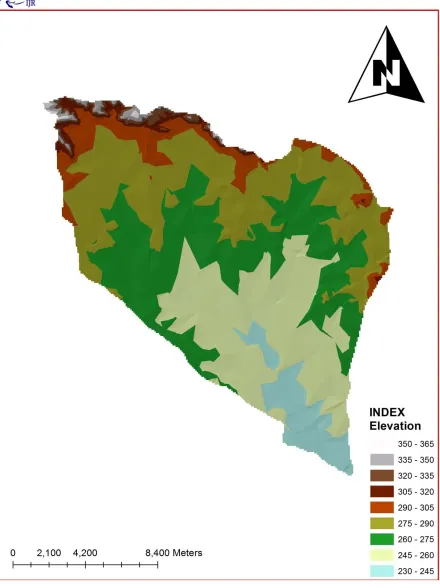 Figure 4. Digital Elevation Model Map 