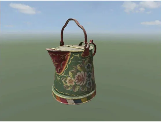 Figure 8: Final model of MERL jug, with 20k polys