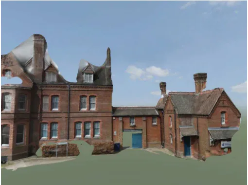 Figure 1: Photogrammetry model of the entrance to MERL