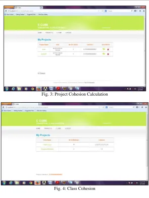 Fig. 3: Project Cohesion Calculation  