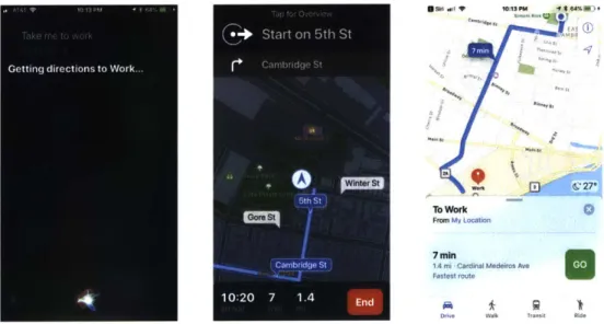 Figure  1-1:  The  figure  shows  screen  shot  of  a  personal  digital  assistant  application called  Siri  developed  by  Apple