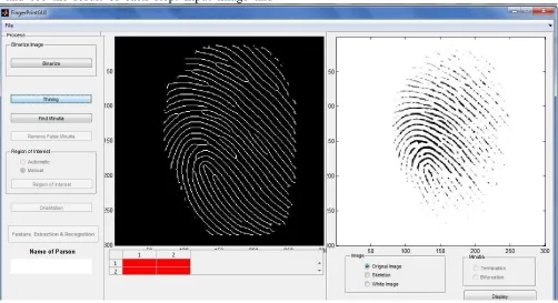 Figure 2.5 Enroll Frame of Fingerprint recognition system 