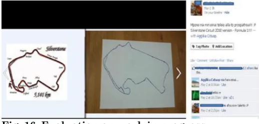 Fig. 15: Course work evaluation in the form of 