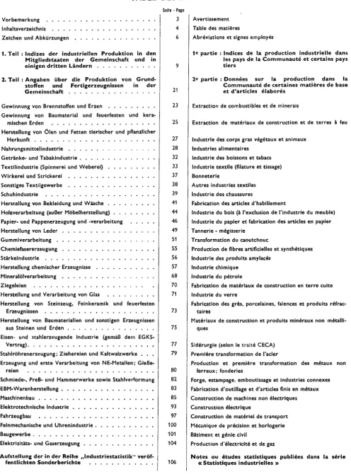 TABLE DES MATIÈRES 