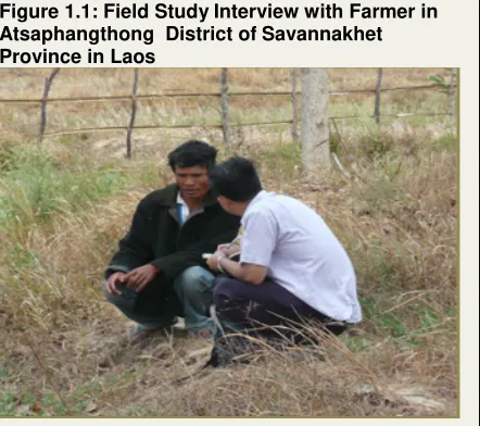 Figure 1.1: Field Study Interview with Farmer in 