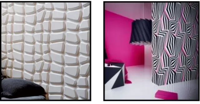 Figure 1.2 : Decorative Panels on The walls. 