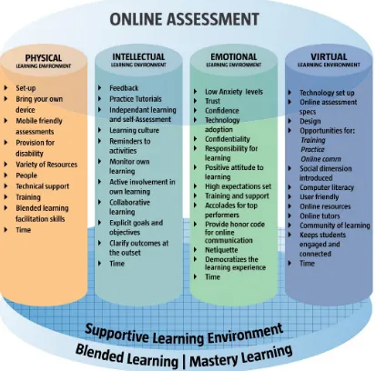 Figure 2: The 4 Pillar Supportive Online Assessment (SAO) Framework 