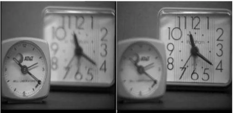 Fig. 2: Multi focus input images 