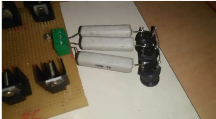 Fig. 10: RL Load connected across the output side of the proposed system 
