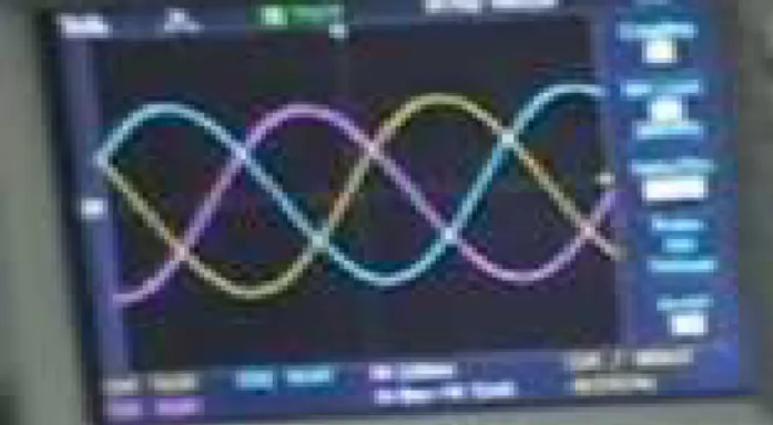 Fig. 11: Three Phase Supply across the Input side of the Matric Converter 