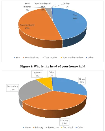 Figure 1: Who is the head of your house hold 