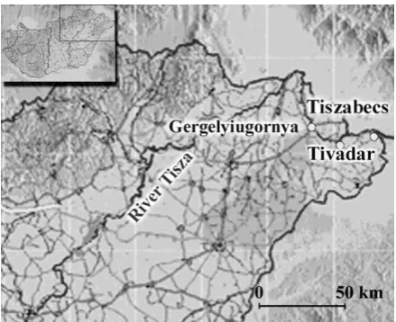 Table 1. Geographical data of sampling sites 