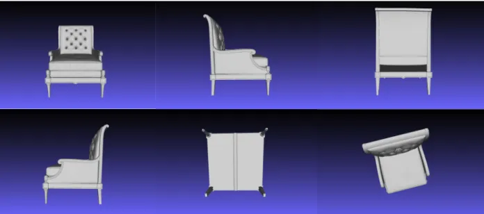 Figure 2.3: Different viewpoints of a 3D object