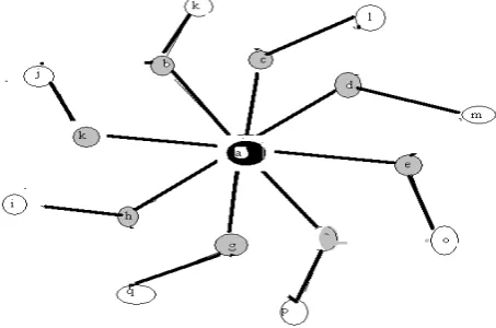 figure 6 the scope defines the set of nodes that can be reached with in a given number of hop, Nodes corresponding to the small scope are receiving messages 