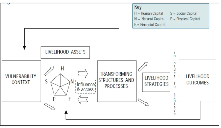 Figure 2: The Augmented Sustainable Livelihood Framework 