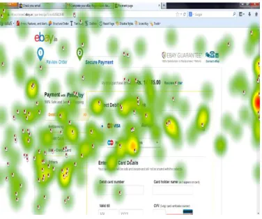 Figure 3: Heat Map and mouse click for preforming Task 2 