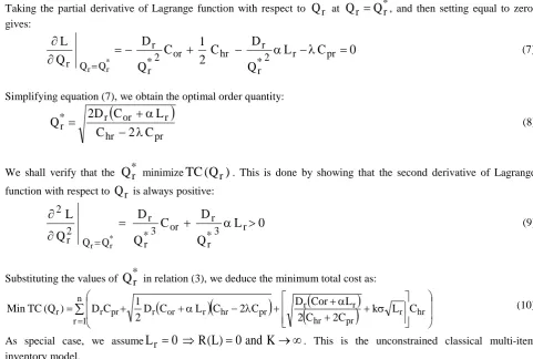 TABLE 1confirm that the production process is in control for three items (n = 3). The parameters of the model are shown in :  