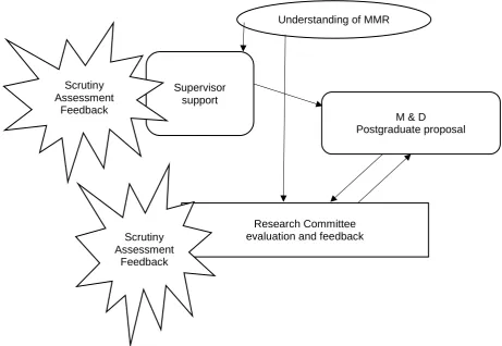 Figure 1: A process for support of postgraduate MMR proposal preparation.  