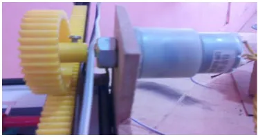 Fig :Gear motor 