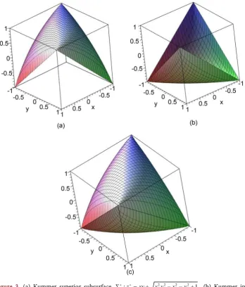 Figure 3. (a) Kummer superior subsurface 