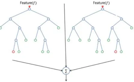 Fig 4. General random forest structure for classification 