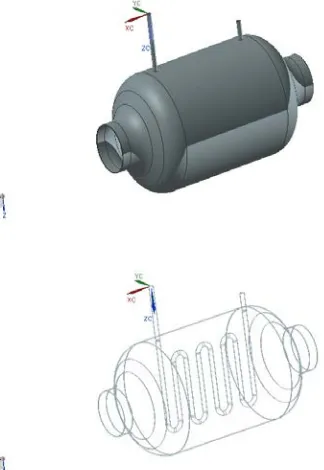 Fig.3.1.  2D drafting of steam generated system 3.3. Isometric view of steam generated system: