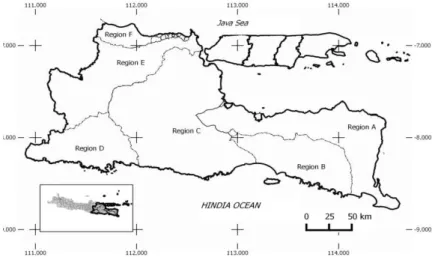 Fig. 1: Delineation of Regions. 