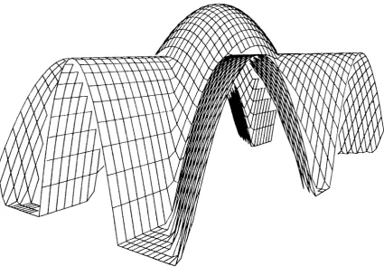 Fig. 8: Parabolic galeries viewed inside. 