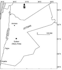 Figure 1. Location of Sultani oil shale deposit. 