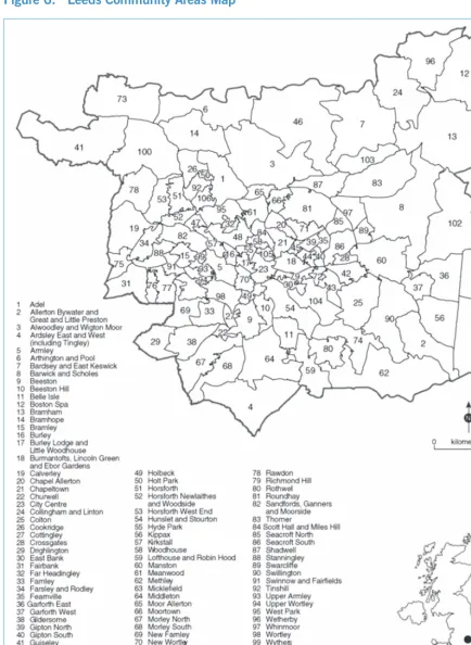 Figure 6:   Leeds Community Areas Map