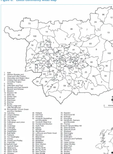 Figure 6:   Leeds Community Areas Map