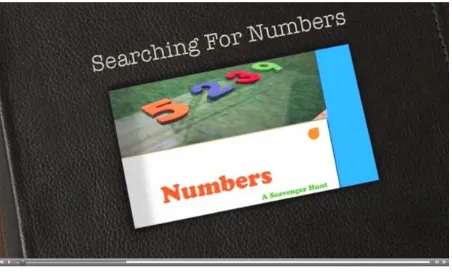 Figure 7. Lesson on numbers for kindergarten students. 