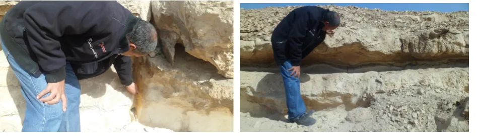 Fig. (2): Example of the problems that causing construction damages due to rock failure in the study area