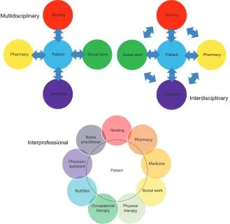 Figure 2 illustration of operationalized terms related to interprofessional education (iPE0).